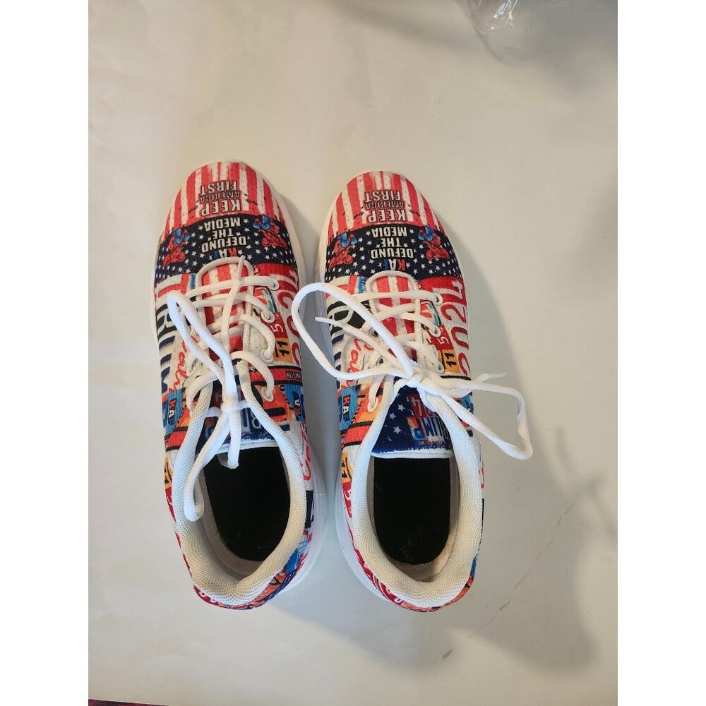 President Trump 2024 Defund The Media Sneaker EU 41Men 8.5